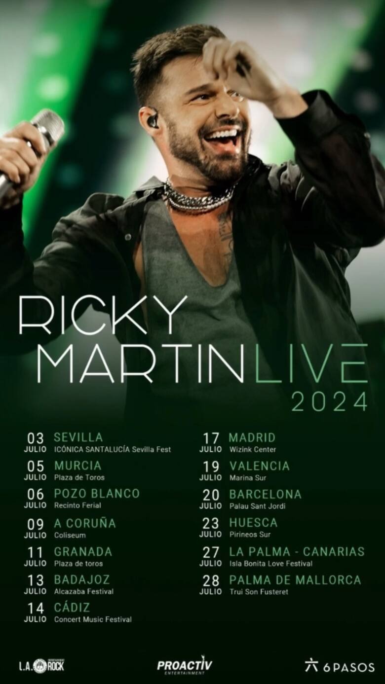 RICKY MARTIN LIVE 2024 | GIRA ESPAÑA
